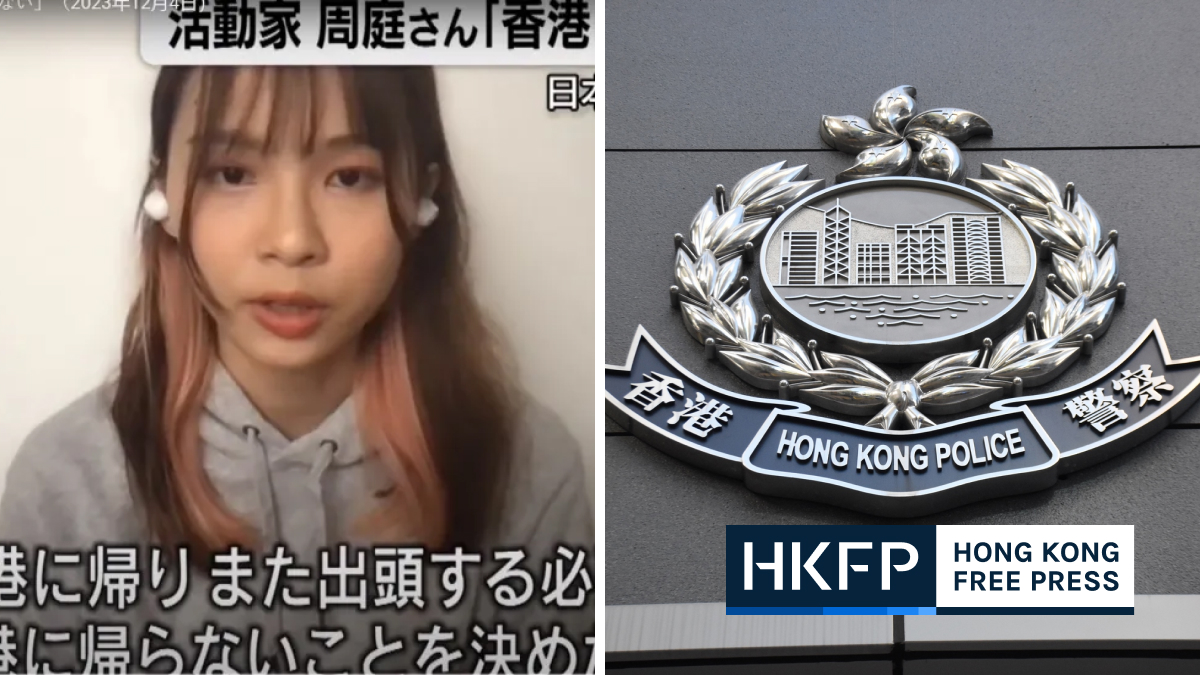 Self-exiled activist Agnes Chow says she can never return to Hong Kong as nat. sec. police condemn her for ‘challenging rule of law’