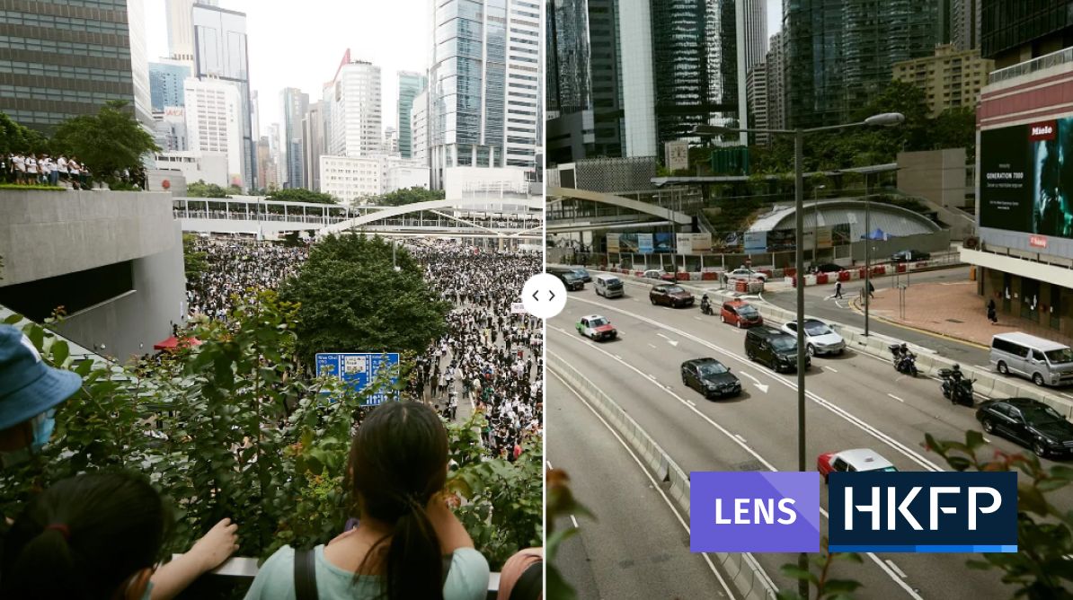 HKFP Lens: Before and after – Hong Kong protest scenes one year on, Part 2