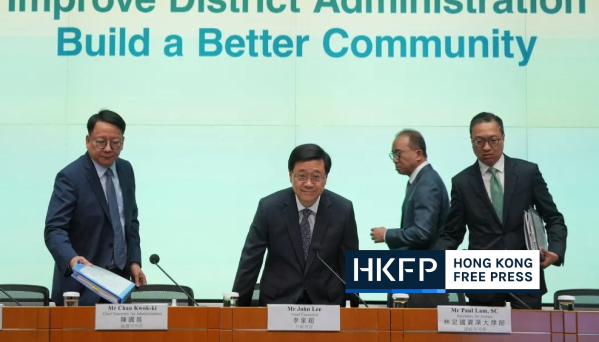 Hong Kong gov’t slammed for refusing to disclose details of nominating parties ahead of ‘patriots’ District Council race