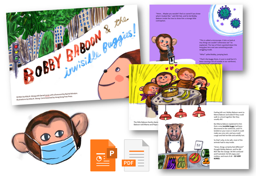 covid19 childrens book bobby baboon